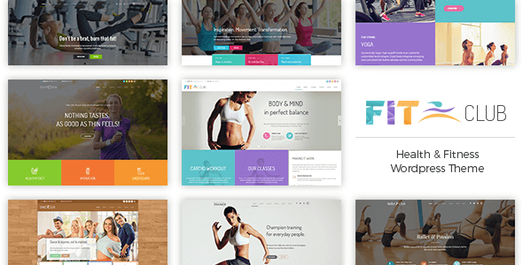 Fitness Club – Health & Gym WordPress Theme