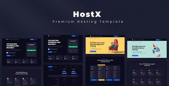 HostX – Premium Hosting Template & WHMCS Template 2.2.6