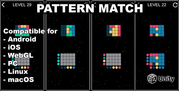 Pattern Match – Unity Color Puzzle Game