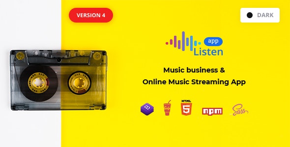 Listen – Online Music Streaming App