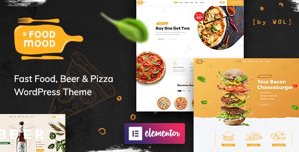 Foodmood – Cafe  Delivery WordPress Theme