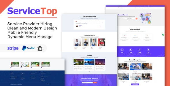 ServiceTop – Professional Service Selling Marketplace