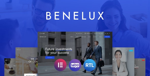 Benelux – Business  Finance Consulting WordPress Theme