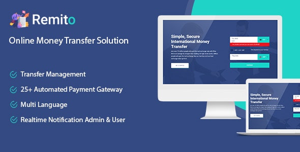 Remito – Online Money Transfer Solution