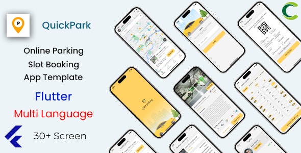 Parking Spot Booking App| Car Parking App| Smart Parking App | Flutter | Parkspot | Multi Language