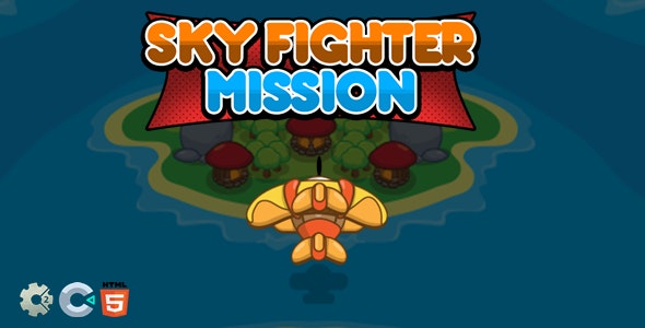 Sky Fighter Mission – Construct 2 Game