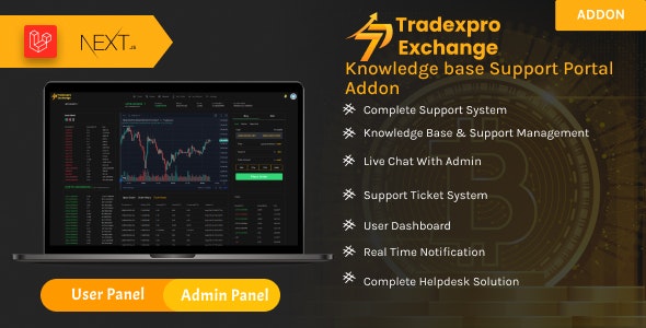 Tradexpro – Knowledge Base Support System Addon