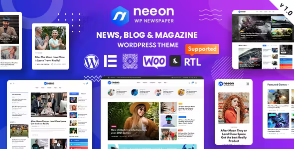 Neeon – WordPress News Magazine Theme 3.0.7