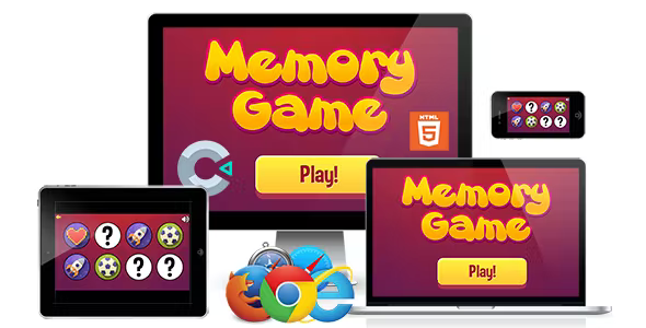 Memory Game – HTML5 Educational Cognitive Game