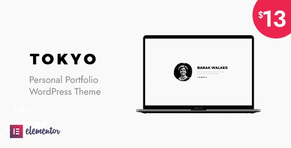 Tokyo – Personal Portfolio WordPress Theme