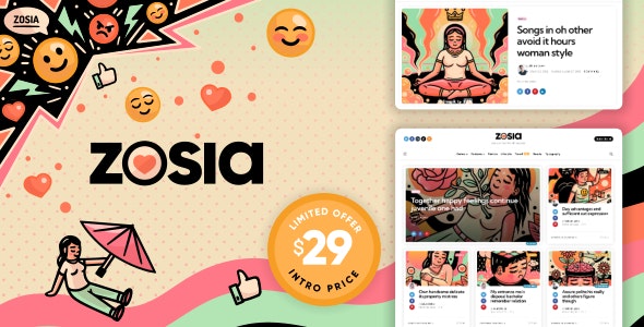 Zosia – Personal WordPress Blog Theme