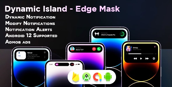 Edge Mask – Dynamic ILand Notification – iOS 16 | Dynamic Spot