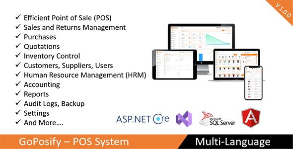 GoPosify POS – Best ERP, Inventory Management, HRM, Accounting