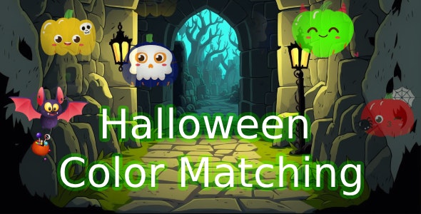 SKY Halloween Color Matching Game || HTML 5 || construct game