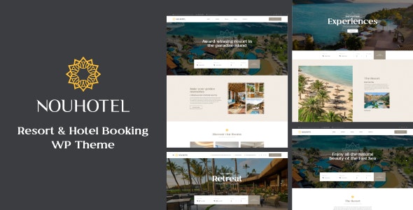 NouHotel – Resort & Hotel Booking WordPress Theme