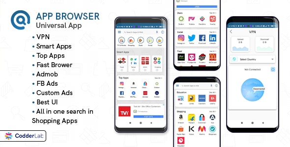 App Browser – All on one app with VPN