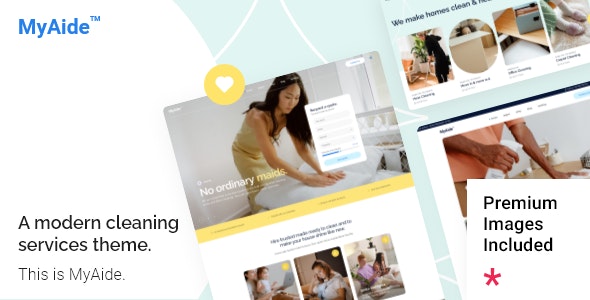 MyAide – Cleaning Services Theme