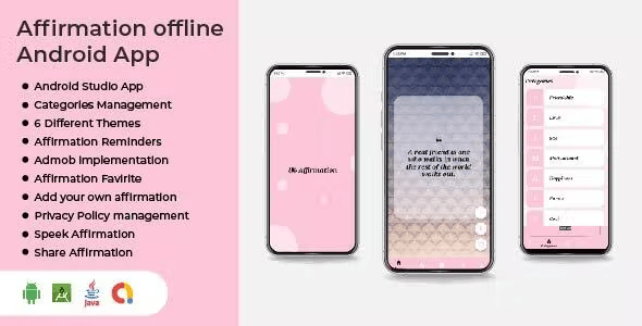 Offline Affirmation Android Application with admob