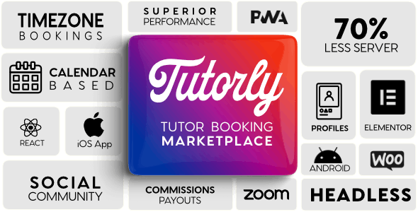 Tutorly | Booking Marketplace WordPress Theme 1.6