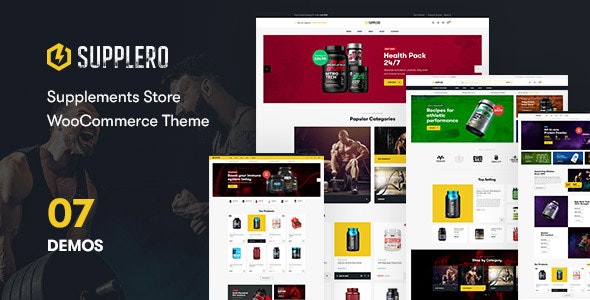 Supplero – Supplement Store WooCommerce Theme