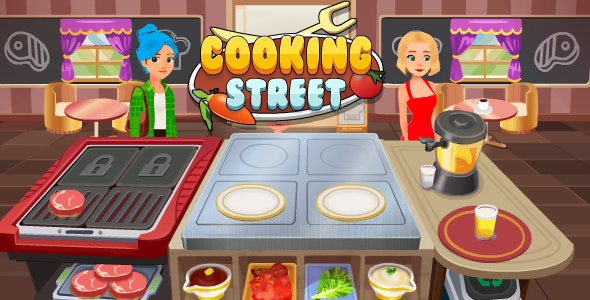 Cooking Street – HTML5 Game (Construct 3)