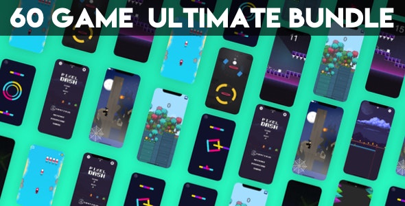 60 Game Ultimate Bundle – Awesome Games (Admob+ready to publish)