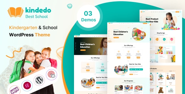 Kindedo – Kindergarten  School WordPress Theme