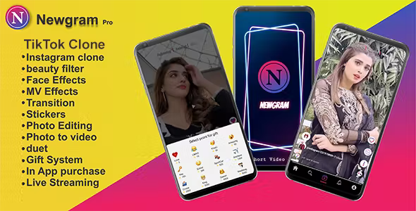 Newgram App – Instagram clone or Tiktok clone