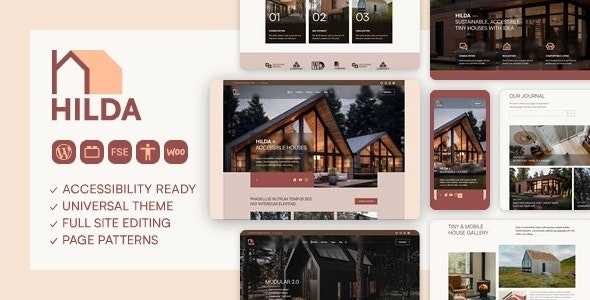 Hilda – Accessible Full Site Editing WordPress Block Theme