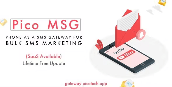 PicoMSG – Phone As an SMS Gateway For Bulk SMS Marketing 1.2