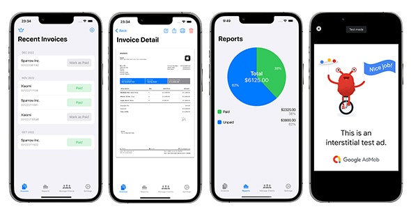 Pro Invoice Maker – SwiftUI iOS Full Application