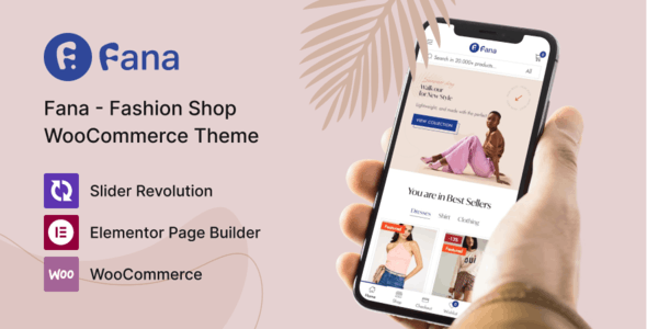 Fana – Fashion Shop WordPress Theme 1.1.12