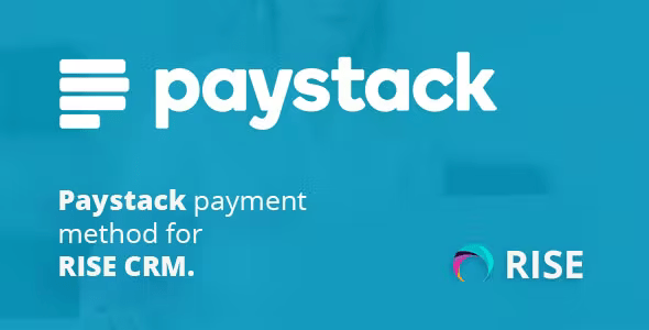 Paystack payment method for RISE CRM