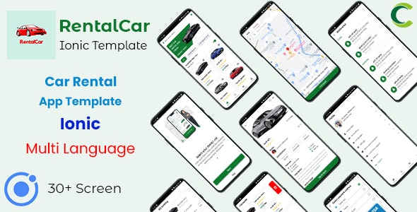 Car Rental App Template Ionic 6 | RentalCar