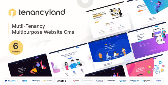 TenancyLand – Multi-Tenancy Multipurpose Website CMS 1.1.0