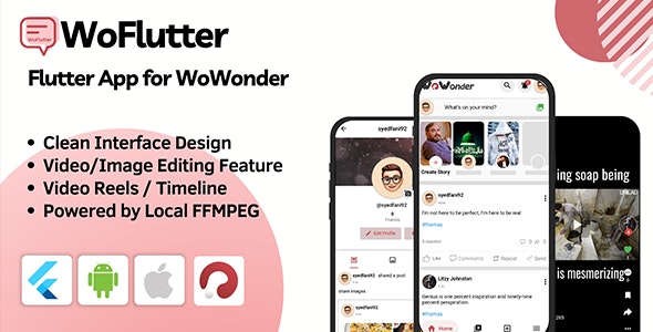 WoFlutter – Flutter App for WoWonder