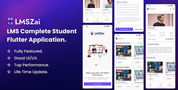 LMSZAI Mobile App – Learning Management App