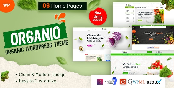 Organio – Organic Food Store WordPress 1.5.7