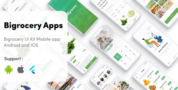 Flutter Grocery – Bigrocery in Flutter grocery app