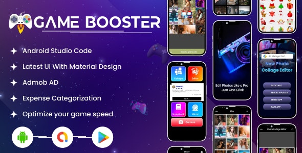 Android Game Booster | Admob Ads | Android