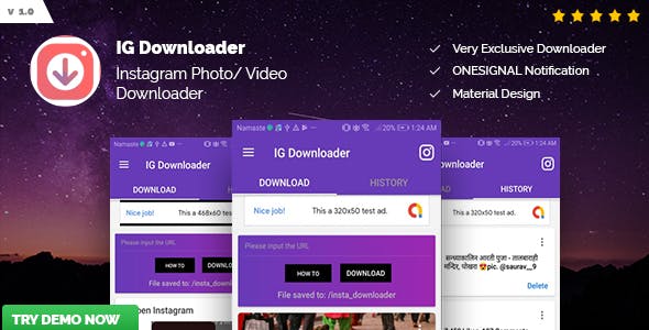 IG Downloader – Instagram Tool | Automatic, Images, Videos, Status Downloader