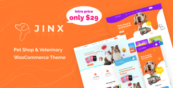 Jinx – Pet Shop  Veterinary WooCommerce Theme