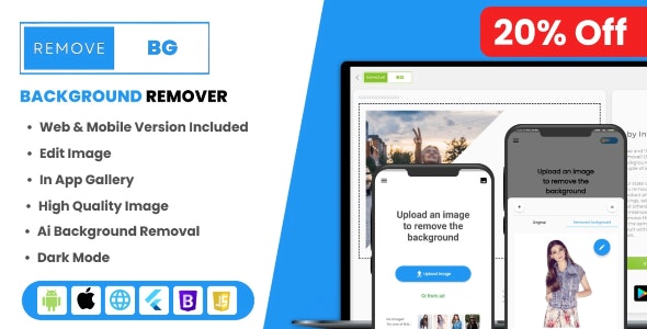 RemBG – Background Remover Flutter + WEB version 1.2