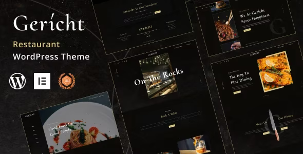 Gericht – Mesmerizing Restaurant WordPress Theme