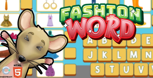 Fashion Word – HTML5 Game – Construct 3