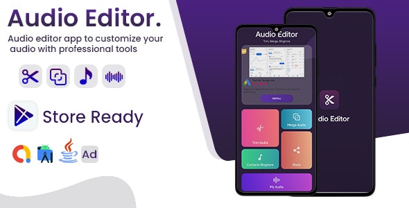 Audio Editor – Android App with – Admob Ads