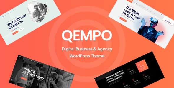 Qempo – Digital Agency Services WordPress Theme