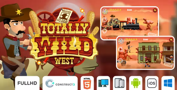 Totally Wild West – HTML5 Game (Construct3)