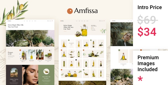 Amfissa – Organic Olive Shop Theme