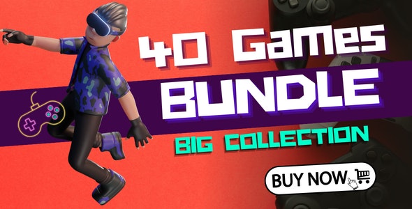 40 HTML5 Games Bundle